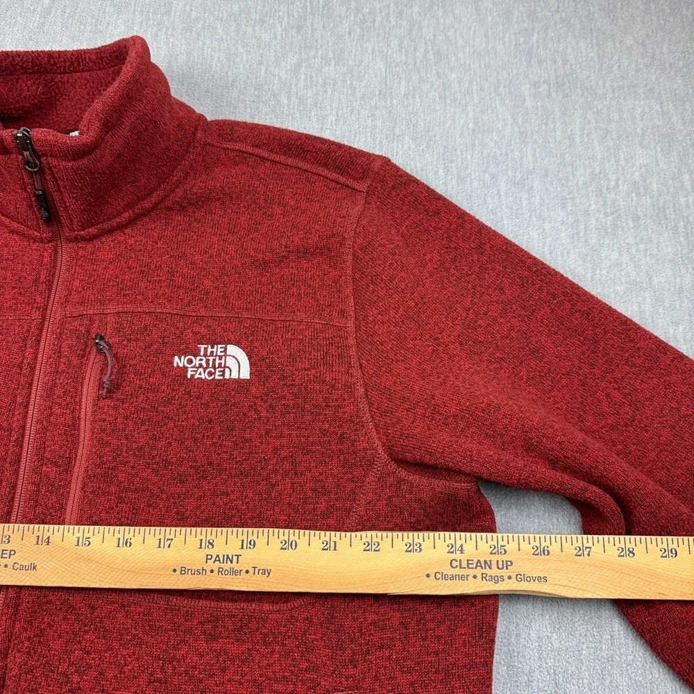 The North Face Jacket Mens XL Red Gordon Lyons Full Zip Fleece Outdoor Hiking - Picture 7 of 12